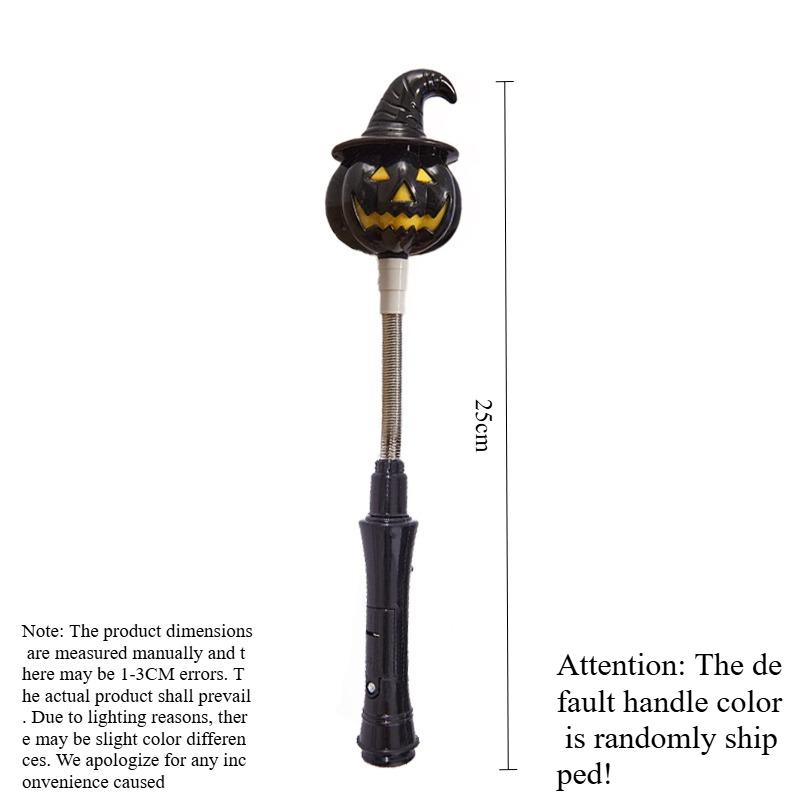 Kreativer Halloween-Licht-Leuchtstab Heißer Verkauf Kürbis Skelettkopf Blinkendes Spielzeug Kinder-Partyartikel Halloween LED Blinkende Spielzeuge