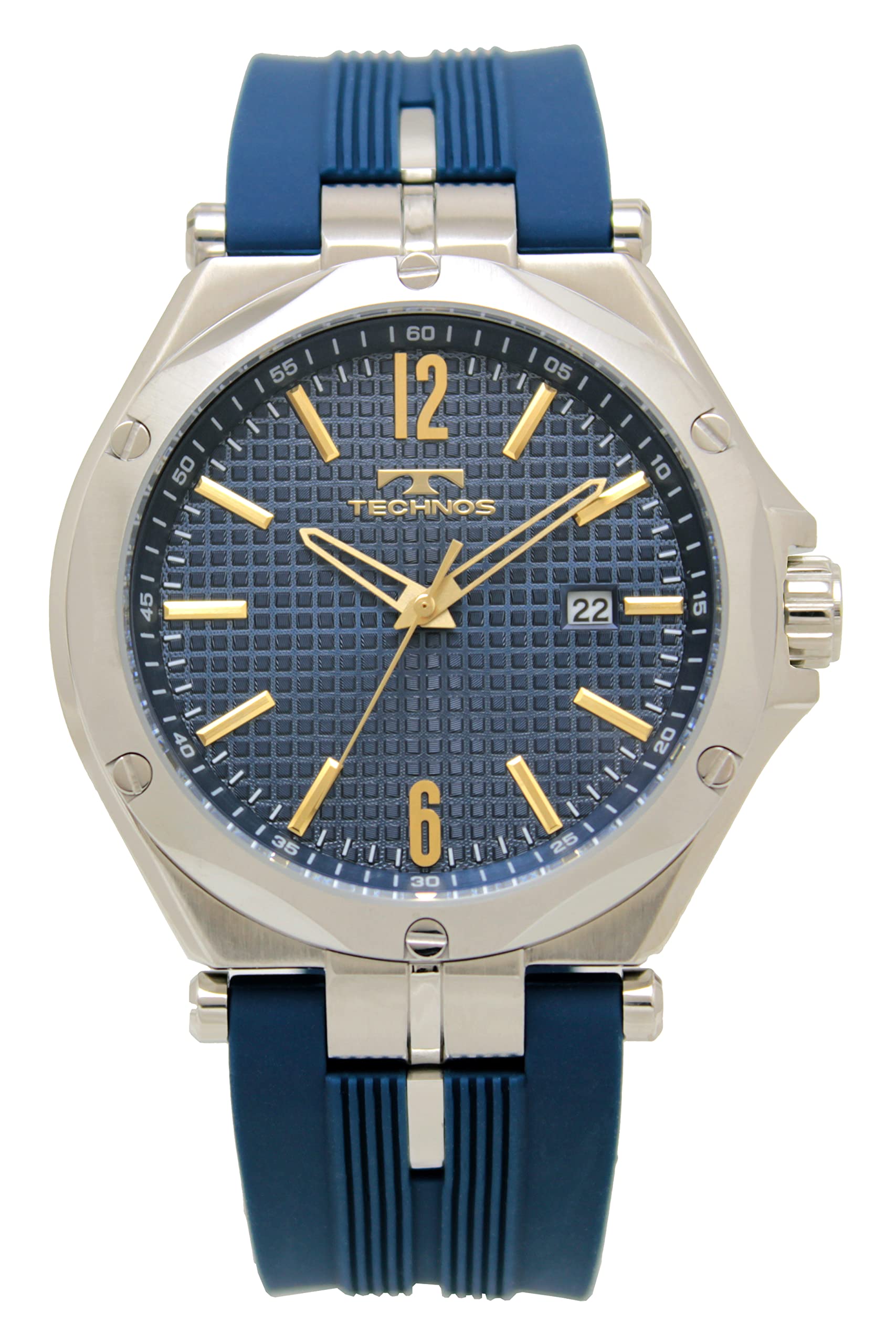 

[Technos] Часы Date Watch 10 ATM Water Resistant T8B66SN Мужские Синие