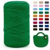 Chunky Large Roll 400g T-shirt Yarn for DIY Knitting, Crochet, Bags & Floor Mats