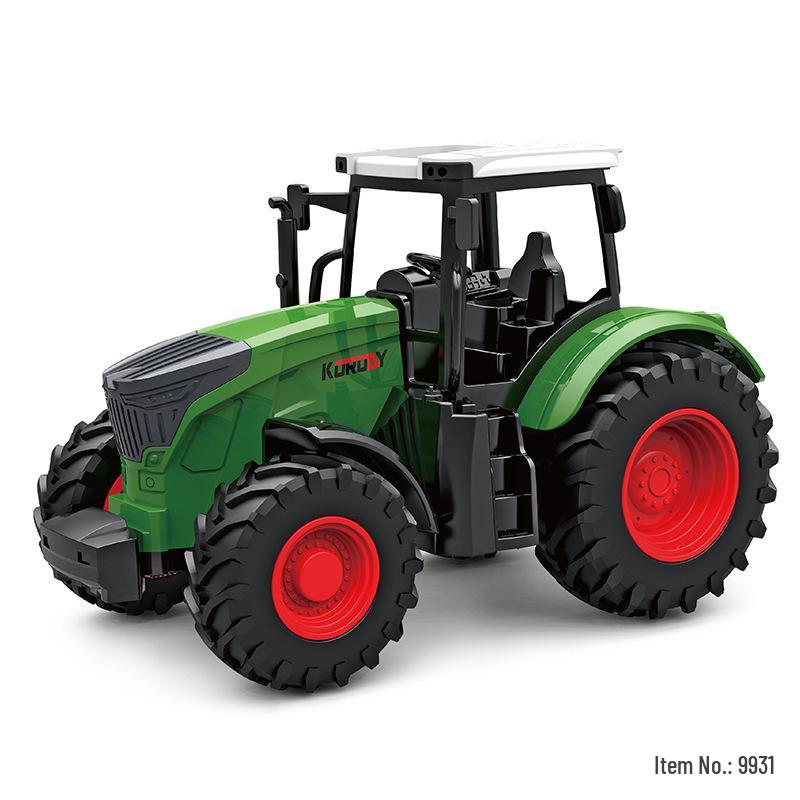 Children's Remote Control Harvester Tractor Toy - Educational Inertial Model for Kids 3+