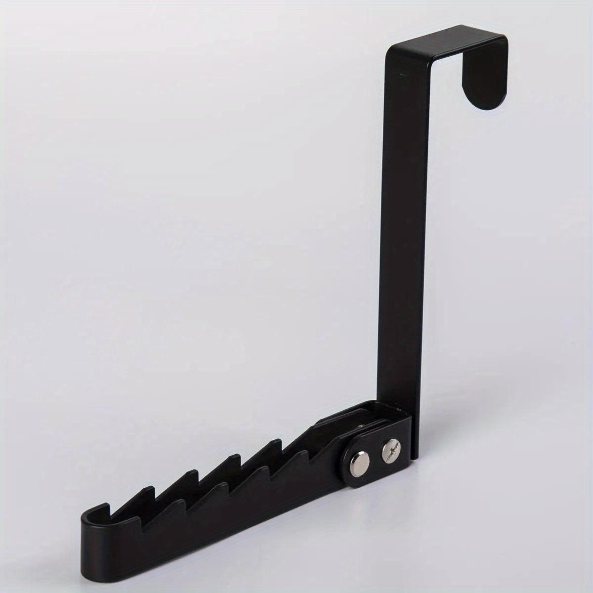 

Креативний складний артефакт для підвішування одягу, невидимий гачок для одягу для зберігання капелюхів над дверима в приміщенні чорний