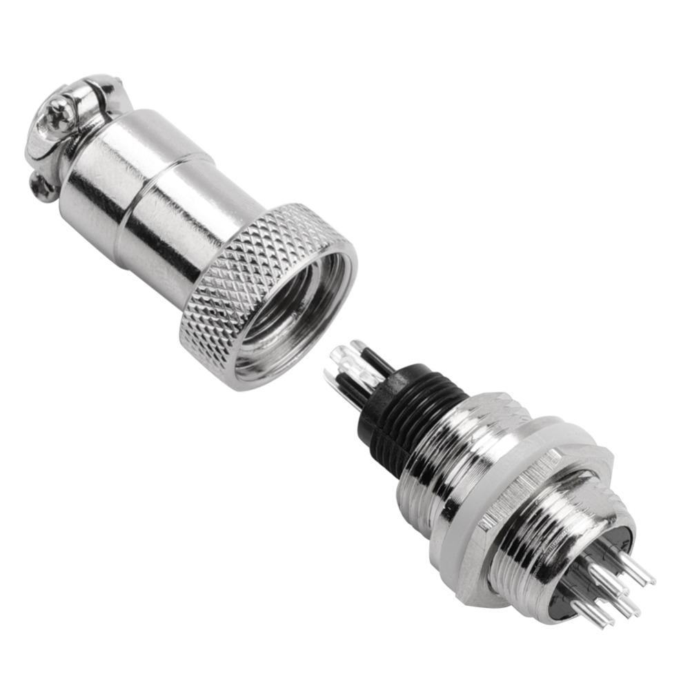5Set GX12 Aviation Plug Socket 2Pin 2-Pin Plug Socket Connector  Industrial Applications