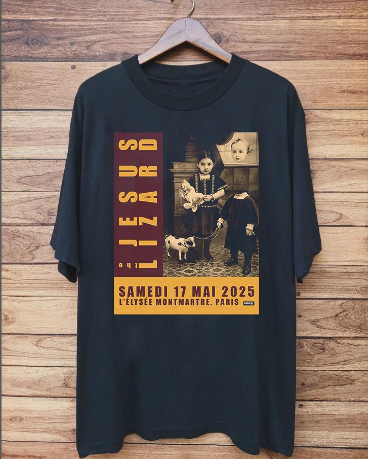 The Jesus Lizard Band Live In Concert Paris Cotton T Shirt Full Size S-5XL Unisex T-Shirt XXXXL