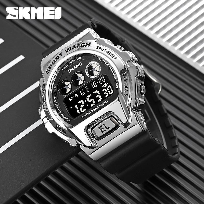 Moment Beauty Fashion Men's Sports Watch Metal Dial Trendy Brand Premium Waterproof Electronic Watch Student Watch