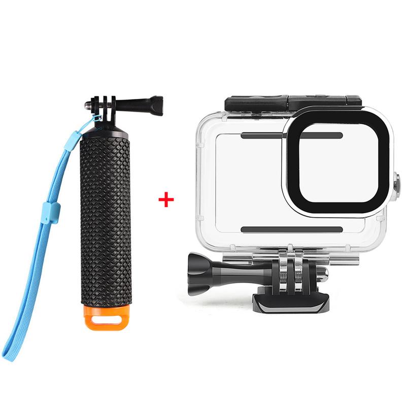 60M Waterproof Housing Case for Gopro Hero 13 12 11 10 9 Diving Protective Underwater Cover Lens Filter Buoyancy Rod Sets