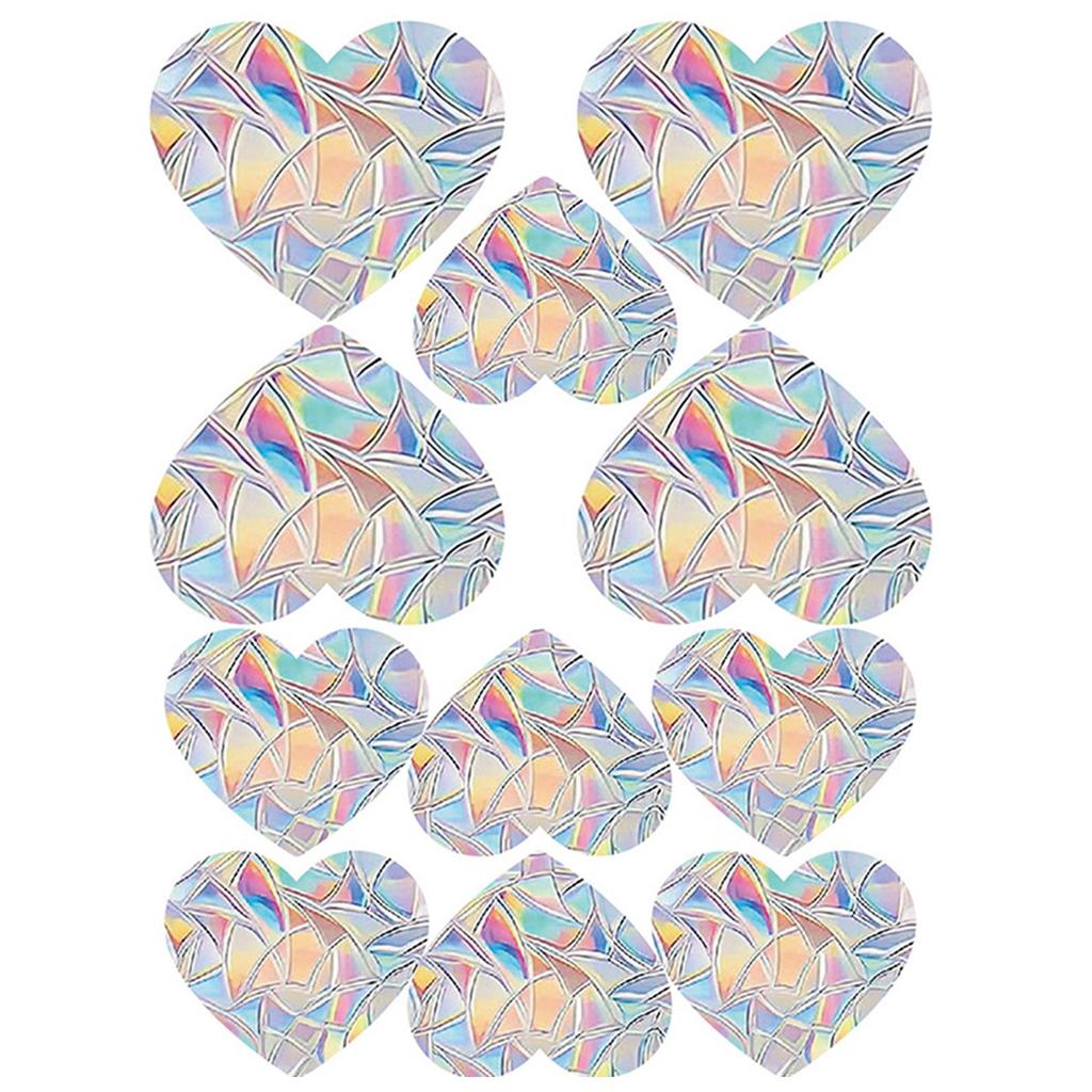 Static PVC Window Sticker Rainbow Prism Butterfly Pattern Home Decoration Anti Collision Glass Sticker