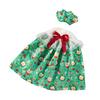 1 Set Christmas Porch Goose Outfits Outdoor Garden Lawn Yard Goose Statue Winter Santa Claus Elf Dress Xmas Holiday Party Dress-up Clothing