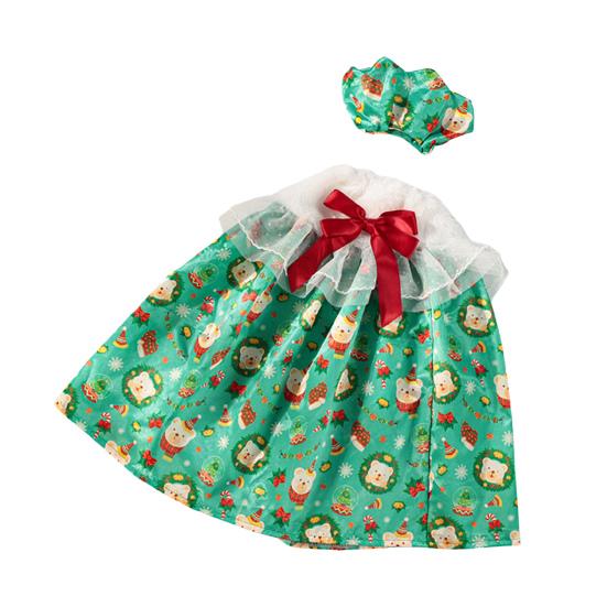 1 Set Christmas Porch Goose Outfits Outdoor Garden Lawn Yard Goose Statue Winter Santa Claus Elf Dress Xmas Holiday Party Dress-up Clothing