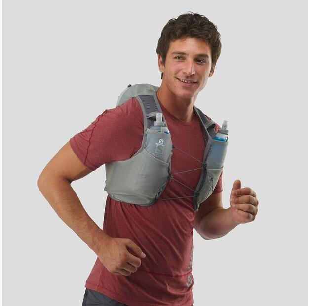 Backpack Salomon Active Skin 8 Set Wrought Iron/sedona Sage (LC1758000)