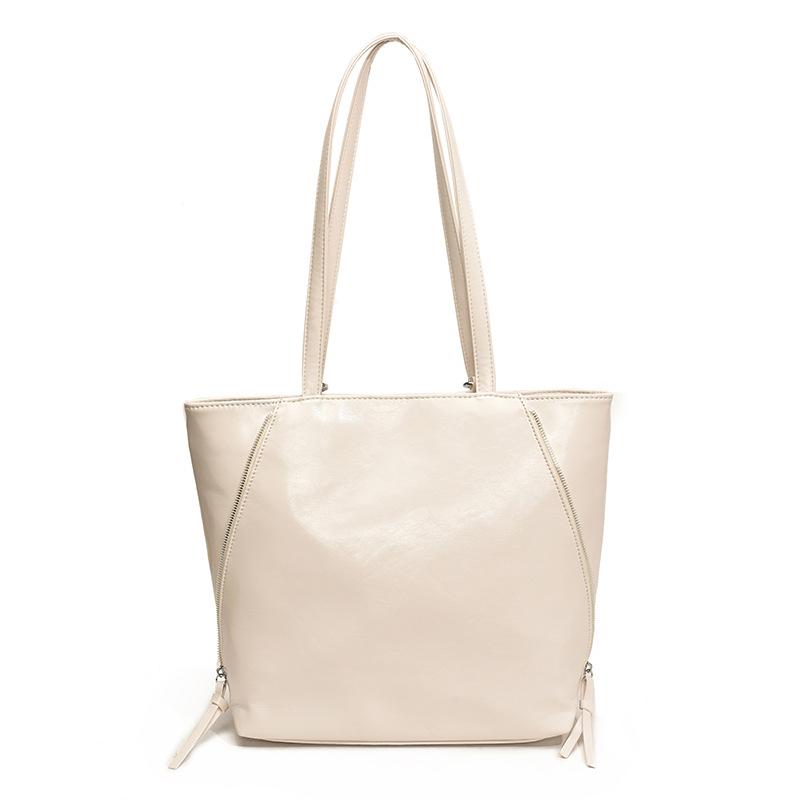 Fashion Large Capacity Red Tote Bags For Women  New Shopping Travel Single Shoulder Handbags Simple Casual Students Backpack