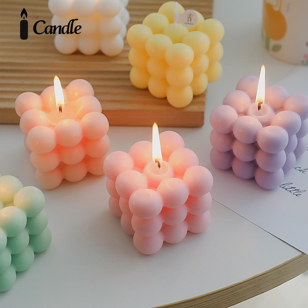Rubik's Cube Scented Candle Premium Sense Souvenir Gift Handmade Creative Props Ornament Internet celebrity geometric modeling wax