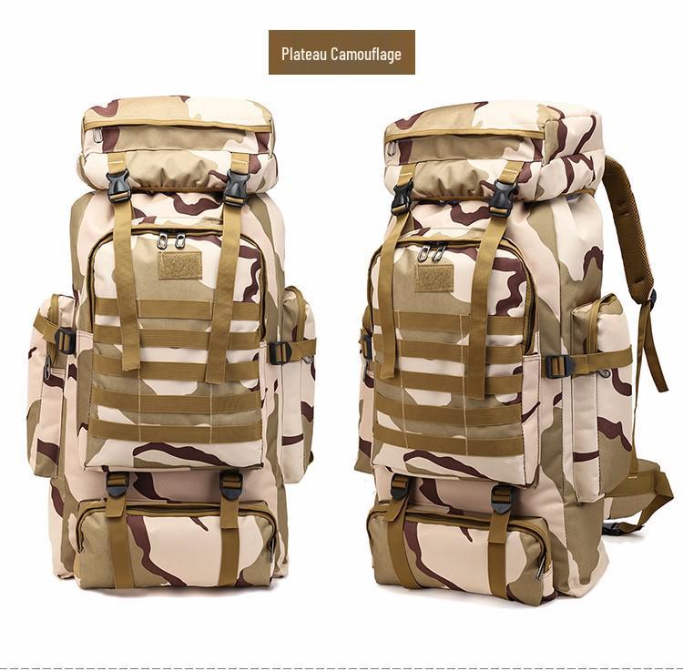 

80л Водонепроникний Камуфляжний Рюкзак для Занять Спортом на Відкритому Повітрі та Альпінізму