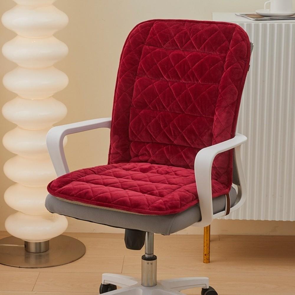 Winter Electric Heating Cushion USB Integrated Office Chair Cushion Heating Pad Backrest  Seat Mat