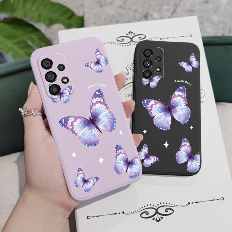 Dream Butterfly Case For Samsung A56 A54 A36 A34 A26 A24 A17 A16 A73 A53 A33 A13 A72 A52 A52S A32 A15 A25 A35 A55 A22 A07 A06 5G