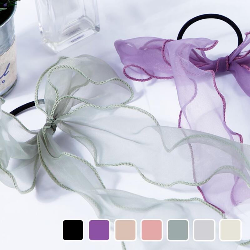 1 шифоновая лента для волос (выберите один цвет) Purple