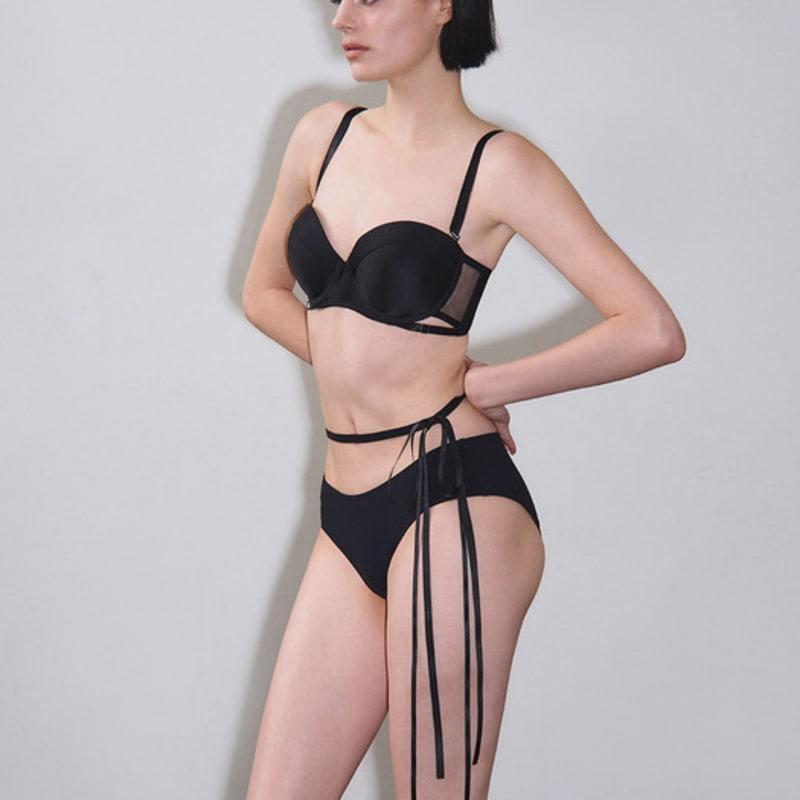 

VINAJ Пояс-лента с длинными завязками (черный) ONE