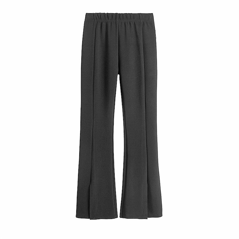 

Экспорт Amazon Слегка расклешенная эластичная одежда оверсайз для женщин Black Plus size L