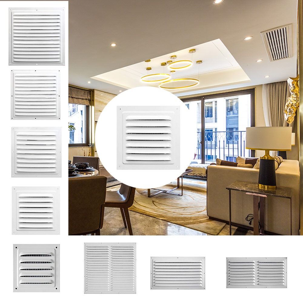 Plasă de protecție sistem de aerisire, Placă pentru orificii de încălzire/răcire, Acoperire cu plasă contra insectelor