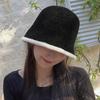 Chenier hat women's autumn and winter wool hat versatile face small knitted bucket hat warm fashion bucket hat