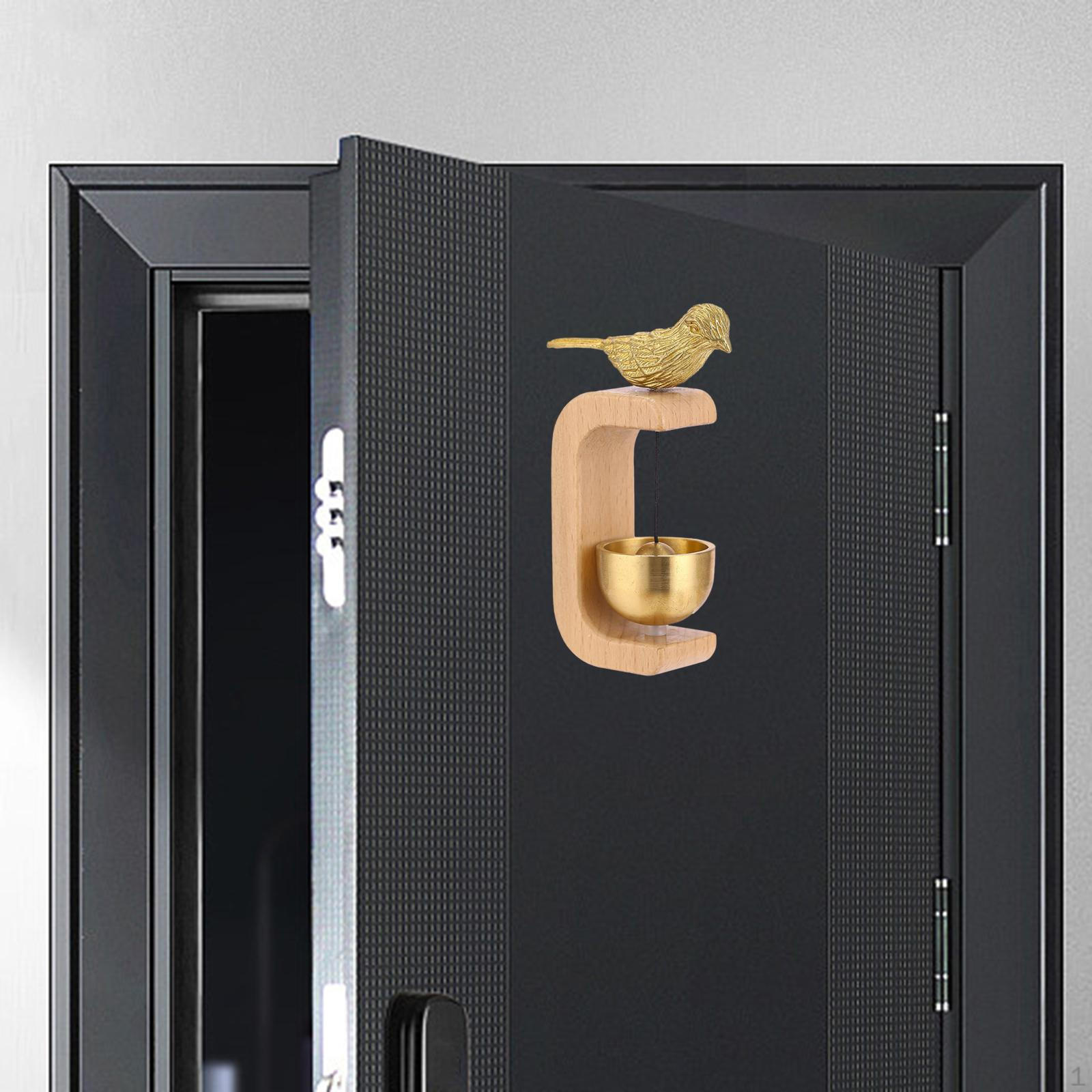 

Колокольчики для владельцев магазинов, деревянные шкафы для открывания дверей, украшения для окон, дверной звонок With Bird