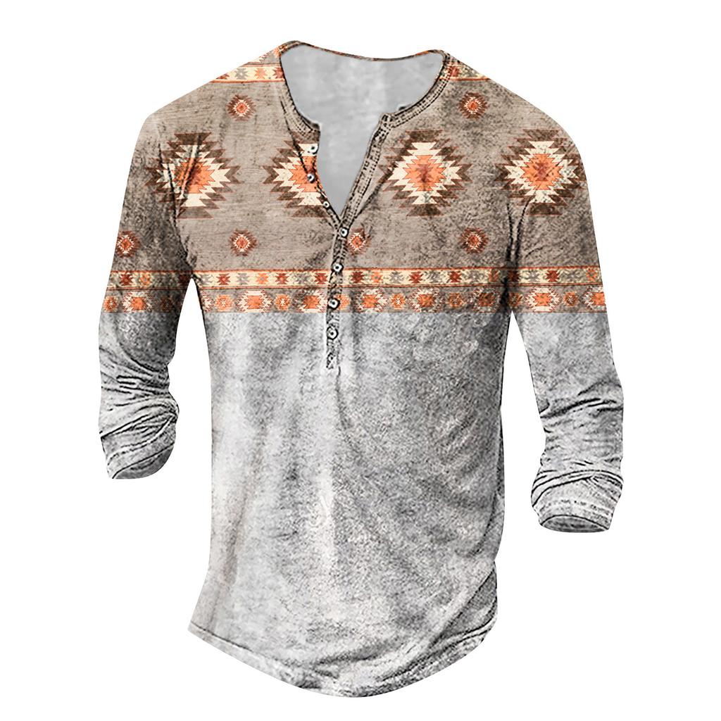 Men's Long Sleeve Graphic And Embroidered Fashion T-Shirt  Spring And  Long Sleeve Printed Pullover Sweatshirt