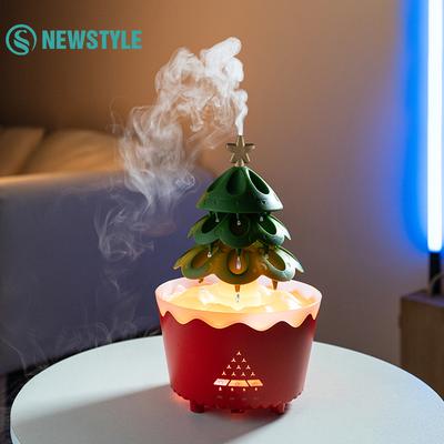 Christmas Tree Essential Oil Diffusers Large Capacity Tank Humidifier Fine Mist Silent Aromatherapy Machine Home Air Humidifier