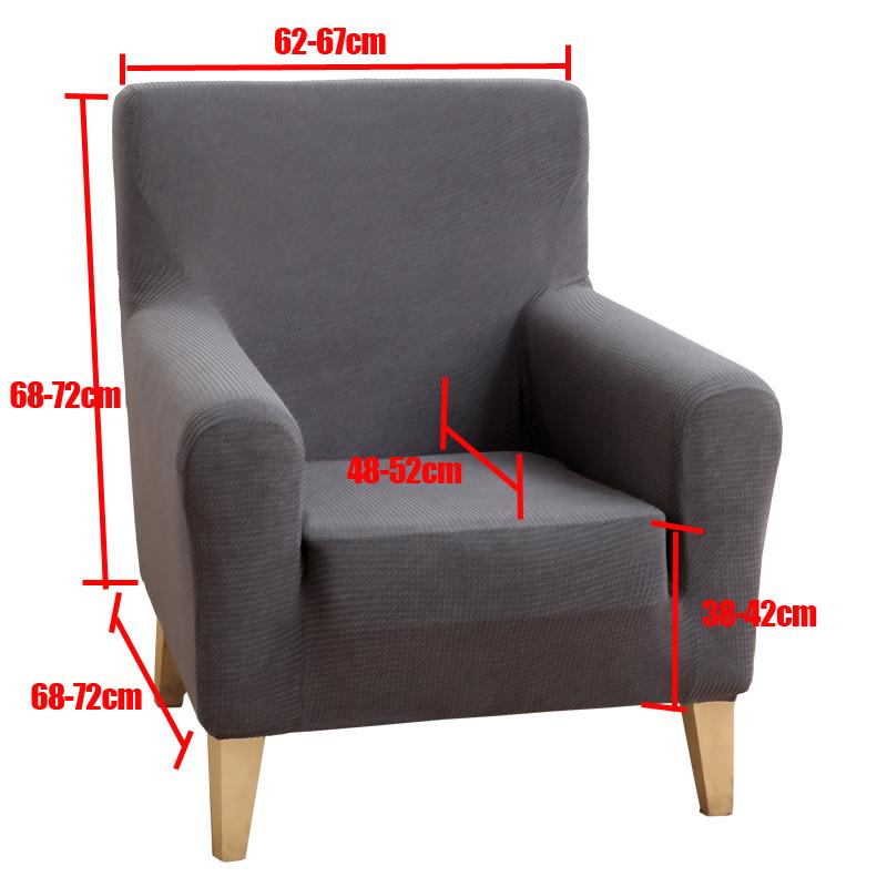 Coprisedia a Poltrona Club ,Coprisedie Elasticizzati in Spandex Rimovibili con Fantasia Geometrica ,Protezione per Mobili Piccoli Divani Utilizzata per la Sala Famiglia