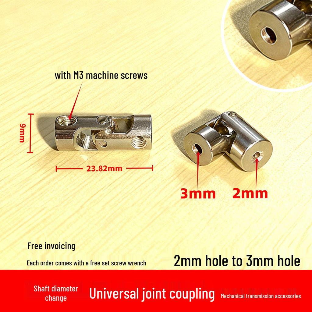 Metal Universal Joint Cross Coupling 2345-6810mm for Steering Gear Motor