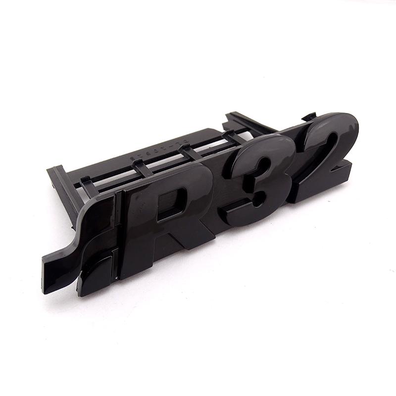 ankfz6 3d R32 Front Grill and truck Badge Emblem for VW Golf MK4 MK5 GOLF 4 Golf 5 R32 Boot Logo Sticker 1999-2008