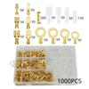 Male Female Crimp Terminal Kit 1000 Pieces Electrical Wire Connectors 2 8mm 4 8mm 6 3mm Cable Connectors with Storage Box
