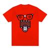 Domo Kun Funny Meme T-shirt Women's casual T-shirt Retro short sleeved oversized Tshirt Top Street wear