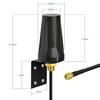 3G/4G LTE Antenna, Outdoor, RPSMA Connector, 5dBi, 698-960/1710-2690MHz, 3m Cable + Antenna Mounting Base, Waterproof, for 4G LTE Routers, Wireless De