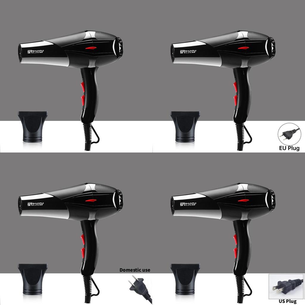 Professional Hair Dryer With Concentrator Nozzle For Home And Salon Use