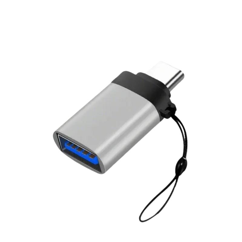 USB 3.0 to Type C/USB and Type-C Adapter OTG Converter for Mobile Phone Mouse USB Connector Adapter with Lanyard