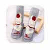Baby Shoes Socks Children Infant Cartoon Socks Baby Gift Kids Indoor Floor Socks Leather  Non-Slip Spring Autumn Socks