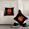 cushion cover Comfortable soft Pillow Cartoon Case for Sofa Living Room Home office Cute Decor C-Calcifer and Protective Covers