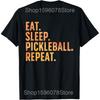 Funny Pickleball Makes Me Say Bad Words T Shirts Men Pure Cotton Humor Streetwear Tee Shirt Short Sleeve Unisex Loose Clothing