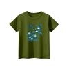 Dziecięca moda codzienna nadrukowana okrągły dekolt krótki rękaw swobodny T-shirt Top