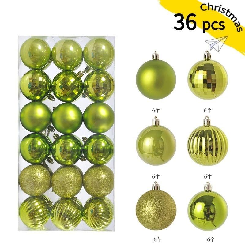 24/36Pcs 3/4cm Christmas Balls Decoration Christmas Tree Ornaments Xmas Hanging Pendants Home Party Navidad Decor New Year Gifts