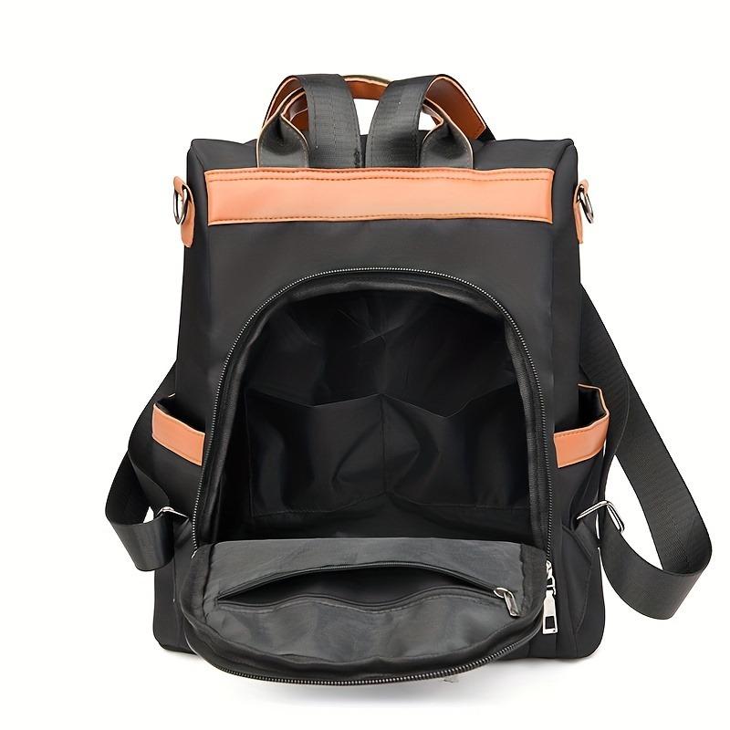 Fashion Anti-Theft Backpack, Preppy College School Daypack, Women's Casual Travel Commute Knapsack