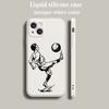 Football Sport Phone Case for iPhone 16 15 14 13 12 Pro Max 11 Pro Max 7 8 Plus XS XR Luxury Silicone Shell Capas Fundas