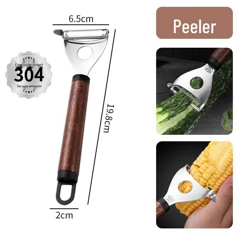 OJW Elegant Solid Wood Peeler Set