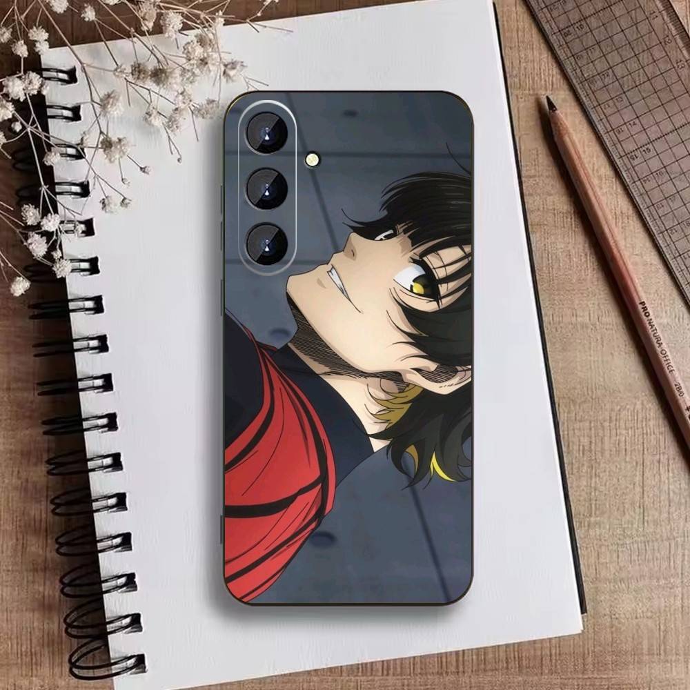 Anime Trent B-Blue D-Lock Phone Case For Samsung Galaxy A73,A21s,A22,A31,A52,A53,A71,A41Soft Black Shell