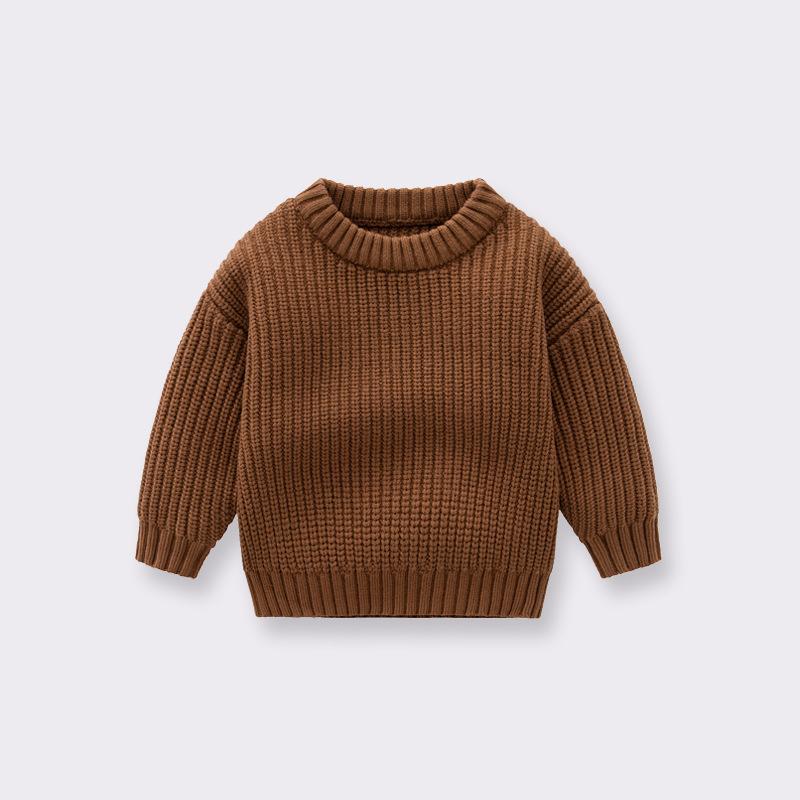 0-6Yrs Baby Boys Girls Knit Sweater Clothes 2025 New Toddler Infant Newborn Knitwear Soft Spring Long Sleeve Baby Pullover Tops