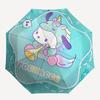 1pc Pochacco Unicorn Automatic Folding Umbrella - Portable 3-Fold Design with Iron Frame, Perfect for Outdoor Use, Festive Gifts, Travel, Daily Use, a