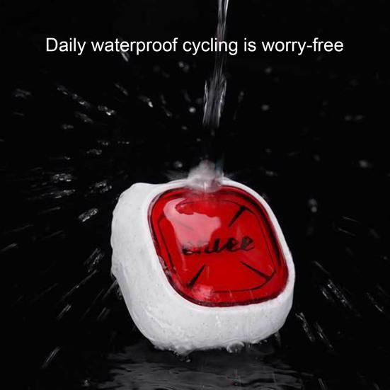 Bicycle Expression Tail Light with Brake Sensor Waterproof USB Rechargeable Universal MTB Road Mountain Bike Cycling Night Riding Warning Rear Lamp