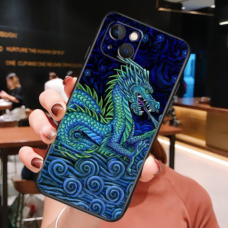 Legendary Dragon Phone Case For iPhone 16 Pro Max 15 14 12 11 13 Pro Max Plus 12 13 Mini XR 16e Funda Silione Cover