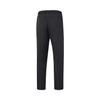 Li Ning Solid Color Mid Waist Straight Leg Knitted Sports Pants Men Bottoms Black AKYU457-1