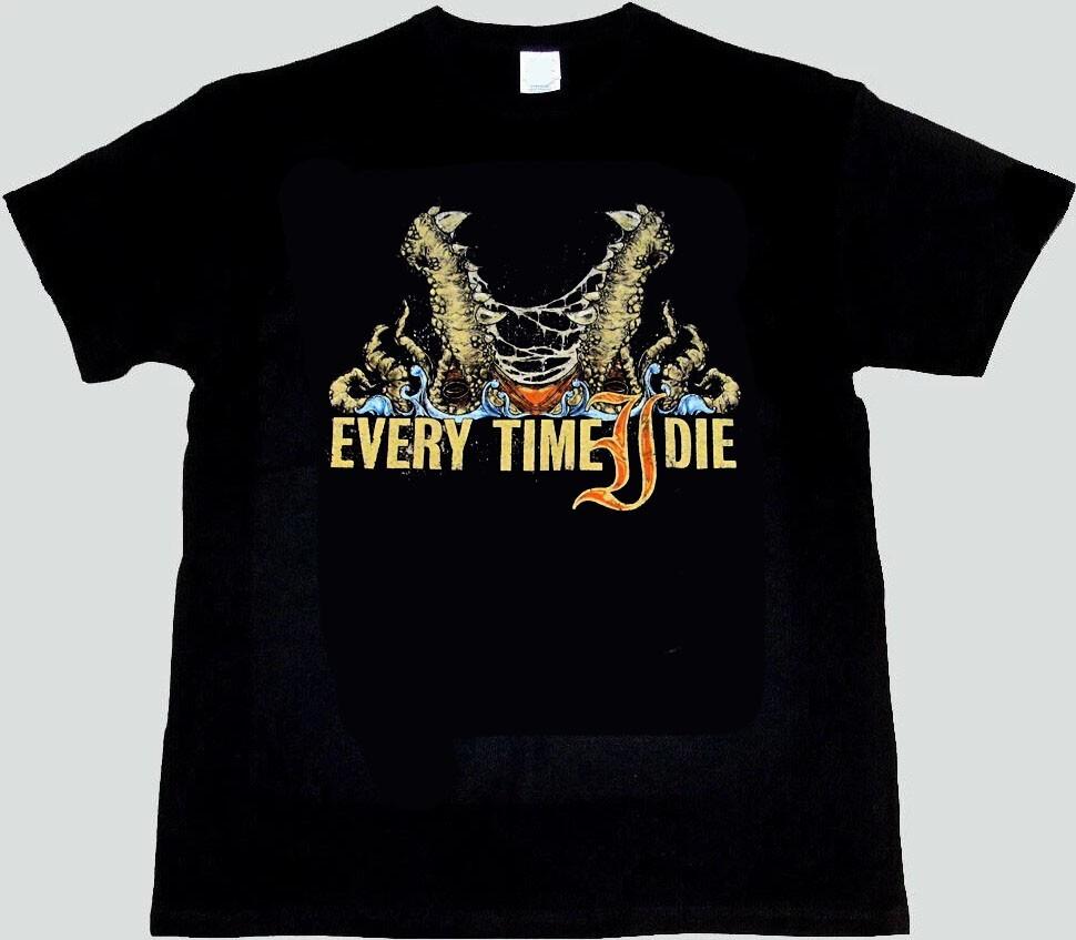 EVERY TIME I DIE T-shirt, Edid, gift for rock fan, metalcore band shirt TE6498 S разноцветный
