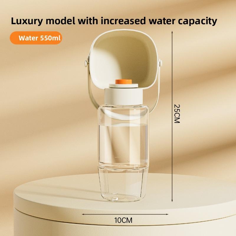 

Cat and Dog Travel Cups, Outdoor Companion Cups, Universal Feeding for Cats and Dogs, Water Feeding, Heat-resistant Pet Feeding 550ml белый